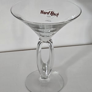 Hard Rock Cafe London Martini Glass