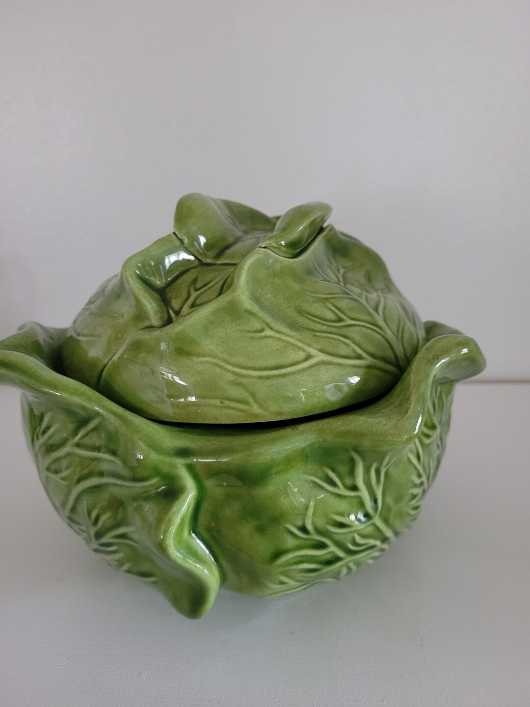 Green Cabbage Soup Tureen/ Rare Holland Mold Etsy