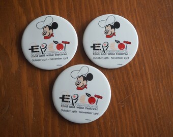 EPCOT Food and Wine vintage pins/ set of 3