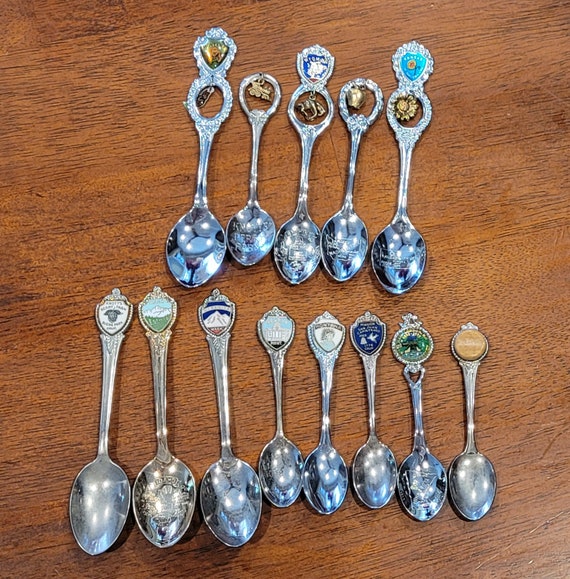 souvenir spoons ヴィンテージ　スプーン 57本 souvenir spoons ヴィンテージ スプーン 57本 Souvenir Spoons Display