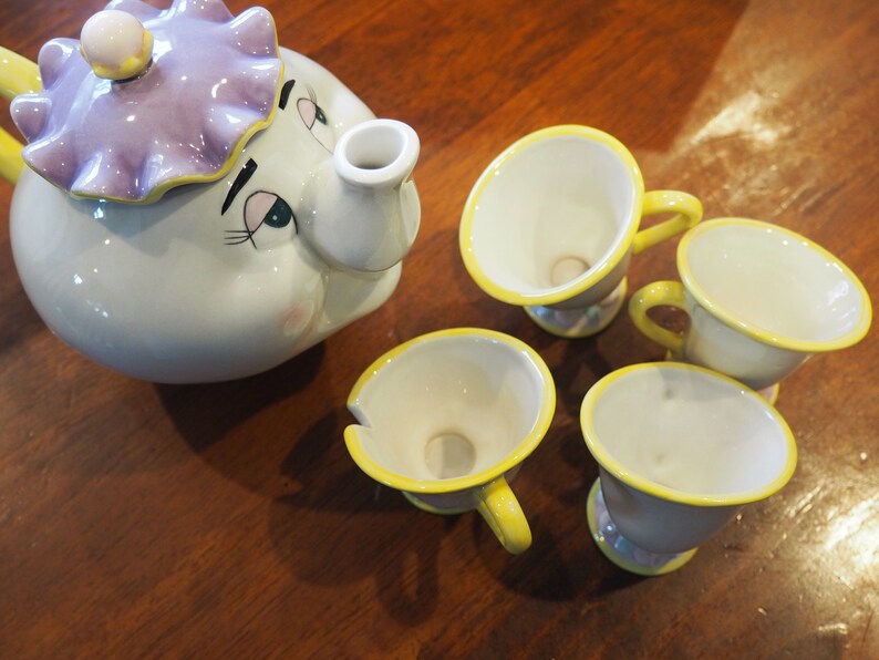 Beauty and the Beast Tea Set/ Disney's Mrs. Pots Tea Set Etsy