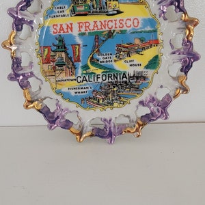 Souvenir San Francisco CA Plate/ Collectable Plate/Travel Souvenir