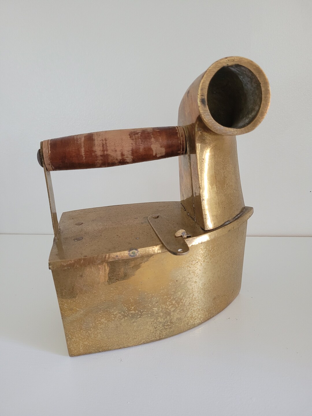 Brass Coal Iron / Solid Brass Iron Etsy