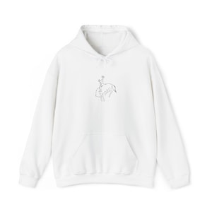 Sudadera con capucha unisex de mezcla pesada™ bordada de Rodeo Cowboy