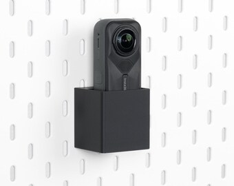 Pegboard Mount for Insta360 X5 Camera, Compatible with IKEA Pegboard & 1/4 Inch Pegboard Accessories, Insta360 X3/X4/X4 Air/X5 Organization