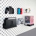 Nintendo Switch 1 Pegboard Organizer for IKEA SKADIS or 1/4'' Pegboard | Dock Shelf, Game Card Holder, JoyCon Grip & Pro Controller Stand product logo