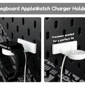 Tillbehör för skrivbordsmontering, tangentbordsfäste, surfplatteställ, mushållare, prylorganisatör, kompatibel med SKADIS och 1/4'' hylsplatta Apple Watch Stand