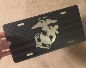 Marines license plate