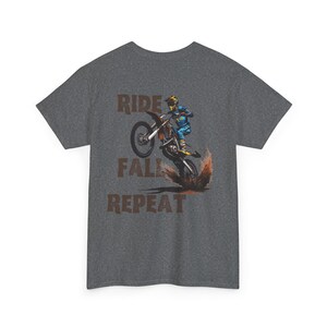 Enduro T Shirt Men – Dirt Bike Graphic Tee – Motocross Gift for Him image 8