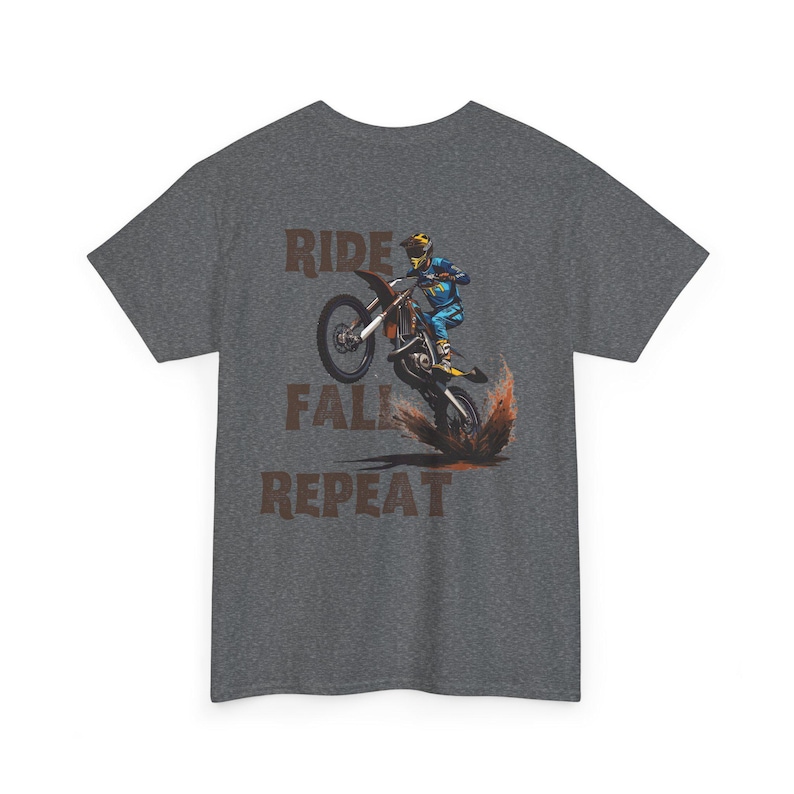 Enduro T Shirt Men – Dirt Bike Graphic Tee – Motocross Gift for Him image 8