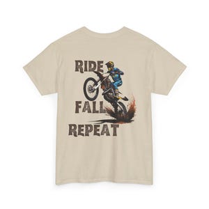 Enduro T Shirt Men – Dirt Bike Graphic Tee – Motocross Gift for Him image 4