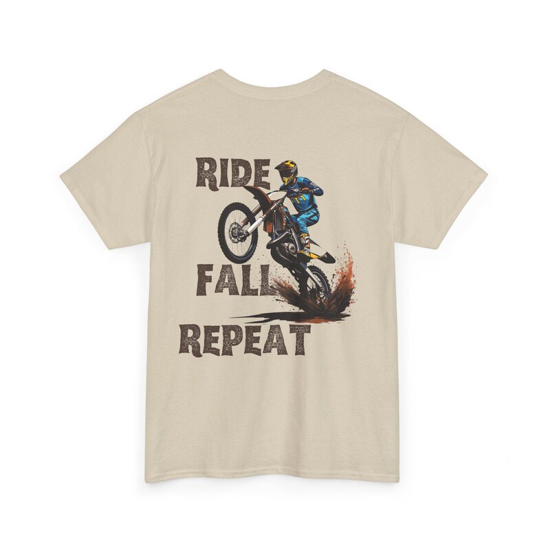 Enduro T Shirt Men – Dirt Bike Graphic Tee – Motocross Gift for Him image 4