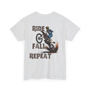 Enduro T Shirt Men – Dirt Bike Graphic Tee – Motocross Gift for Him image 2