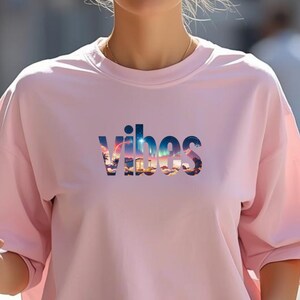 Aesthetic Shirt Casual Summer T-Shirt Vacation Outfit Tee Minimal Text Graphic Gift