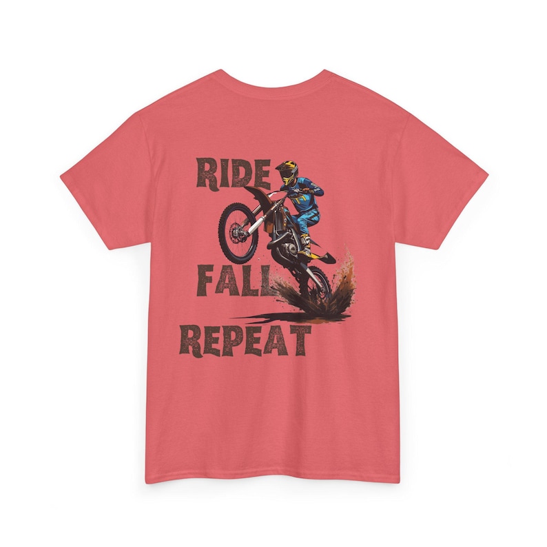 Enduro T Shirt Men – Dirt Bike Graphic Tee – Motocross Gift for Him image 3