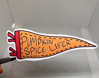 Pumpkin Spice Lifer Sticker | Fall Coffee Lover Vinyl Decal