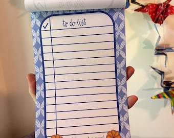 To Do List Desk Pad – 50-Sheet Tear-Off Planner