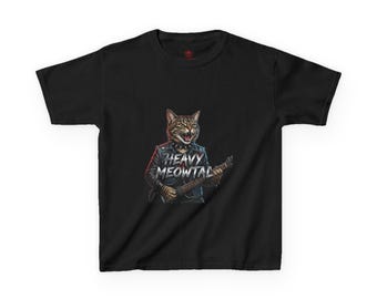 Heavy Meowtal - Kids T-Shirt