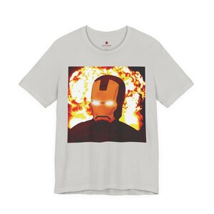 Iron Man Explosion - Unisex T-Shirt image 6