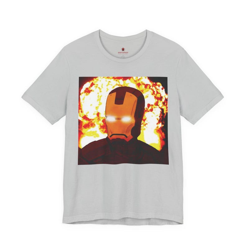 Iron Man Explosion - Unisex T-Shirt image 2
