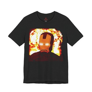 Iron Man Explosion - Unisex T-Shirt image 1