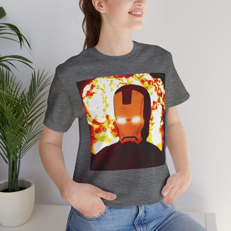 Iron Man Explosion - Unisex T-Shirt image 15