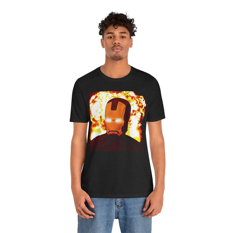 Iron Man Explosion - Unisex T-Shirt image 11