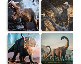 Pack of 4 Dinosaur Coasters