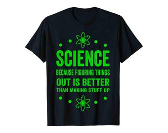 Camiseta divertida de ciencia, regalos para nerds STEM, camiseta de química, biología y física, humor científico geek, regalo para profesores de ciencias, camiseta de laboratorio para aula escolar
