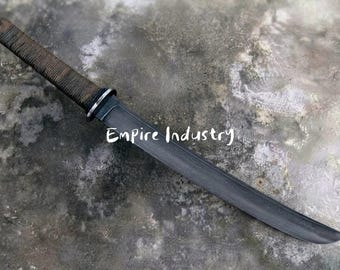26 Inch Long Full Tang Handmade Carbon Steel Machete With Sheath, Birthday Gift, Gift For Him, Anniversary Gift