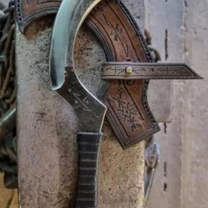 15 Inch Long Hand Forged Carbon Steel Full Tang Short Sword With Leather Sheath, Best Gift For Him