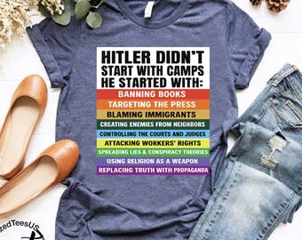 Anti Fascism Protest Tee, Anti-Trump Gift