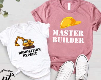 Father Son Matching Tee, Funny Daddy and Me Shirts Gift