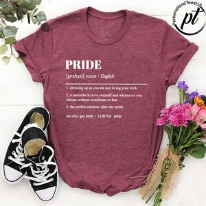 Pride Definition T-Shirt, LGBTQ+ Equality Shirt