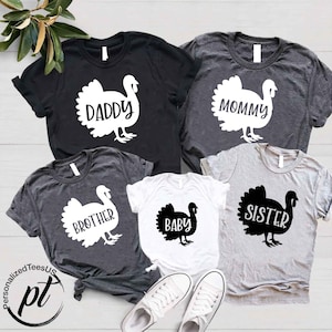 Thanksgiving Shirt, Thanksgiving Family, Turkey Shirt, Thanksgiving Crew, Funny Family Shirt, Fall Season Tee, Matching Shirt, Fall Shirt