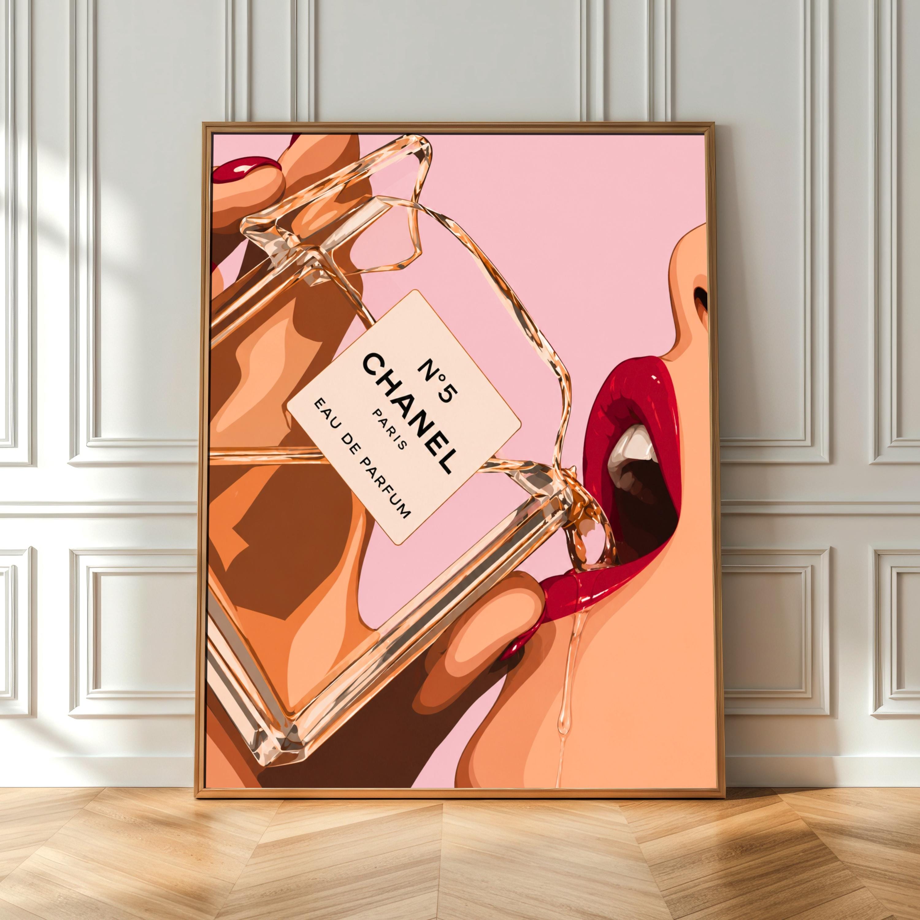 Chanel No 5 Wall Art - Etsy