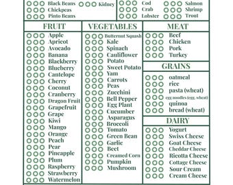 Customizable Baby's First Foods
