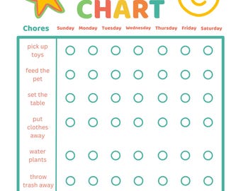 Customizable Chore Chart
