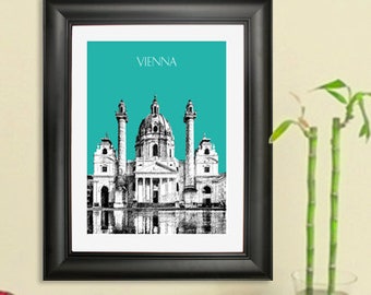 Vienna Austria Skyline #1 Poster - Vienna Austria Art Print