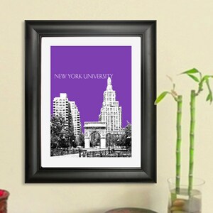 New York Universität Graduierung Poster - Skyline von New York City, New York - Kunstdruck/Poster