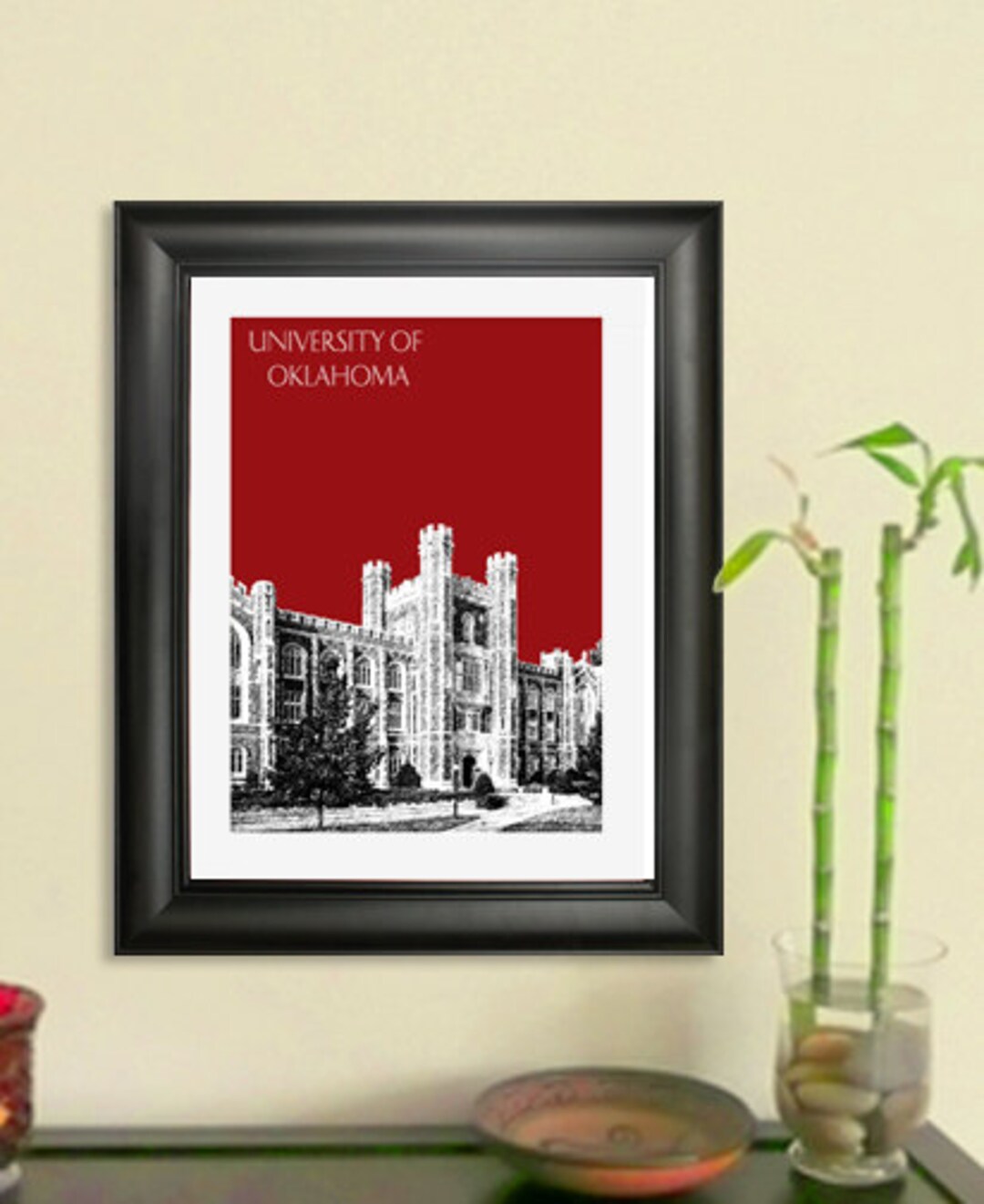 University of Oklahoma Graduation Poster Norman Oklahoma Etsy
