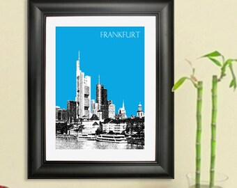 Frankfurt City Skyline #1 - Frankfurt Germany Art Print