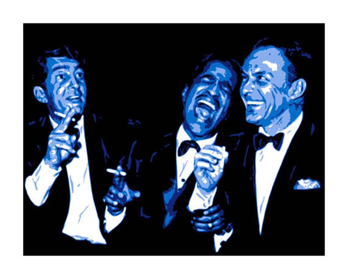 Rat Pack Poster at Carnegie Hall Print Pop Art Print 8x10 Etsy