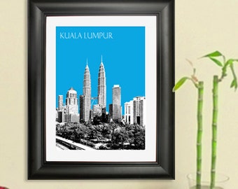 Kuala Lumpur Skyline Poster - Kuala Lumpur Malaysia Art Print #1