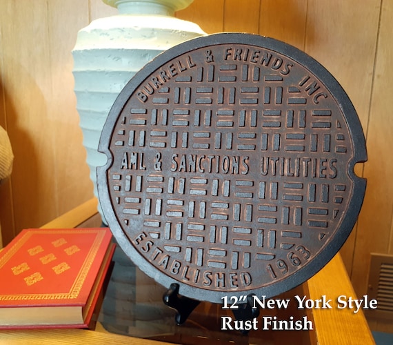 Manhole Cover - Man Cave - Custom Sewer Cover - 12