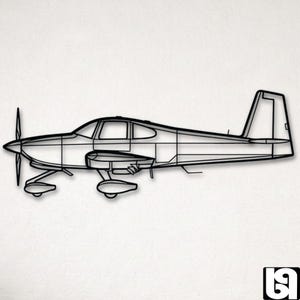 RV-10 Metal Airplane Wall Art – Homebuilt Aircraft Decor, Pilot Gift