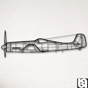 Decorazione murale in metallo raffigurante l'aereo Ta-152H-1 – Aereo da guerra tedesco della Seconda Guerra Mondiale