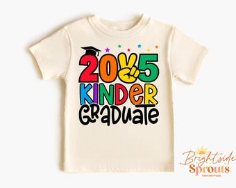 Kindergarten Graduation Shirt, Last Day of School Tee, Girls Kindergarten T-shirt, Boys Graduation Gift, Toddler Grad Kids Graduation 2025