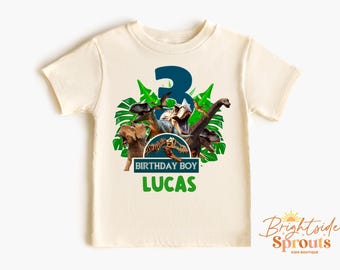 Three Rex Dinosaur 3rd Birthday Shirt, Personalized Boys Dinosaur Third Birthday Tshirt, Three Rex Theme Party Tee, Dino Boy, Rawr I'm 3