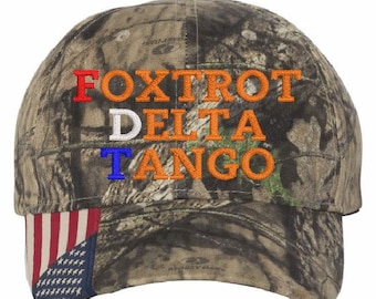 FDT Mossy Camo Baseball Cap, Veterans Against Trump